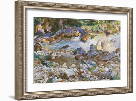 Mountain Stream, c.1912-14-John Singer Sargent-Framed Giclee Print