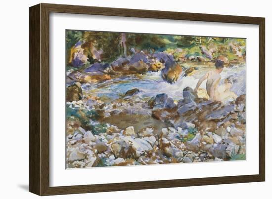 Mountain Stream, c.1912-14-John Singer Sargent-Framed Giclee Print