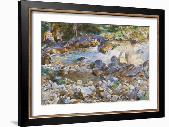 Mountain Stream, c.1912-14-John Singer Sargent-Framed Giclee Print