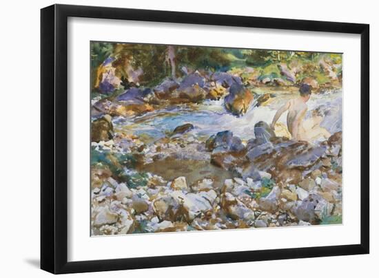 Mountain Stream, c.1912-14-John Singer Sargent-Framed Giclee Print