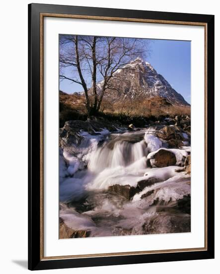 Mountain Stream, Highland Region, Scotland, United Kingdom-Simon Harris-Framed Photographic Print