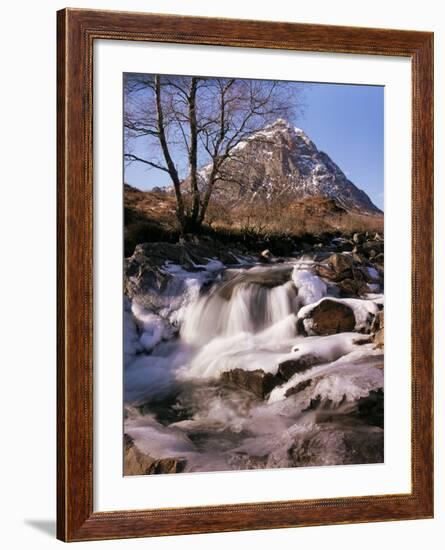 Mountain Stream, Highland Region, Scotland, United Kingdom-Simon Harris-Framed Photographic Print