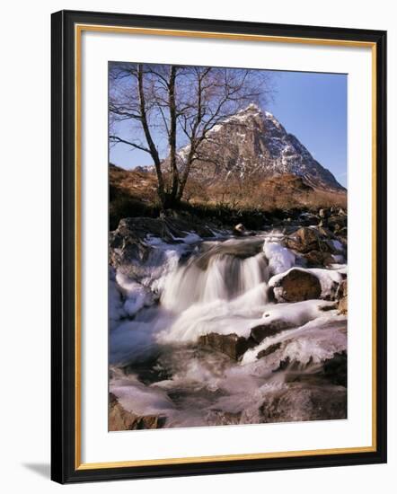Mountain Stream, Highland Region, Scotland, United Kingdom-Simon Harris-Framed Photographic Print