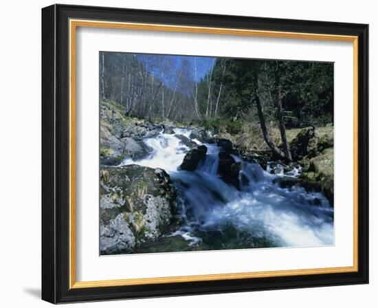 Mountain Stream in La Massana in Andorra, Europe-Jeremy Bright-Framed Photographic Print