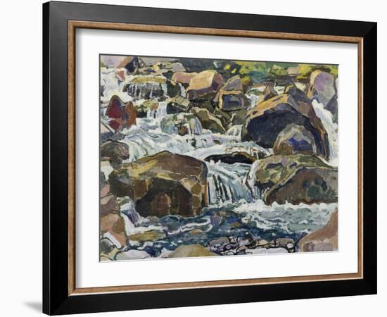 Mountain Stream Near Champéry, 1916-Ferdinand Hodler-Framed Giclee Print