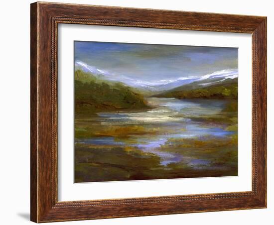 Mountain Stream-Sheila Finch-Framed Art Print