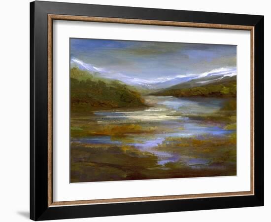 Mountain Stream-Sheila Finch-Framed Art Print