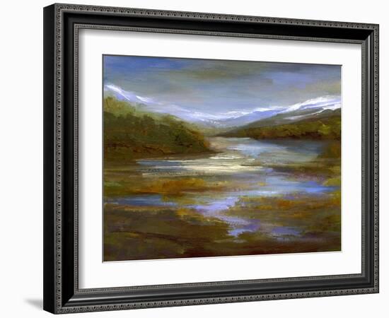 Mountain Stream-Sheila Finch-Framed Art Print