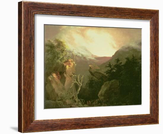 Mountain Sunrise, 1826-Thomas Cole-Framed Giclee Print