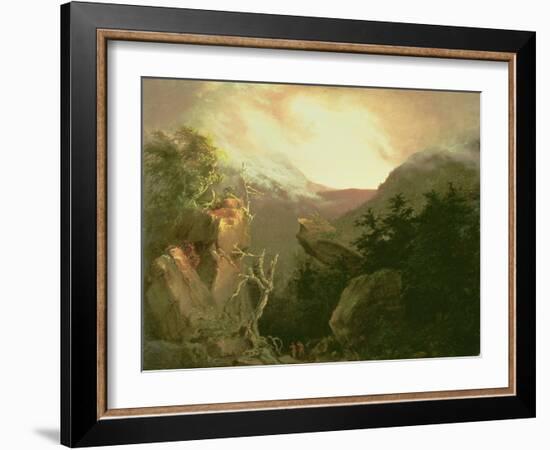 Mountain Sunrise, 1826-Thomas Cole-Framed Giclee Print