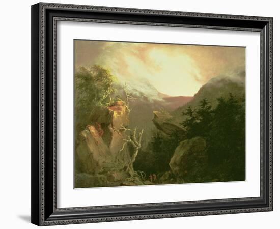 Mountain Sunrise, 1826-Thomas Cole-Framed Giclee Print