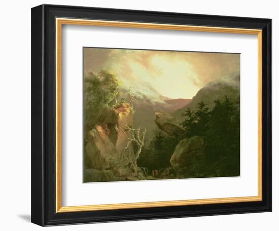 Mountain Sunrise, 1826-Thomas Cole-Framed Giclee Print