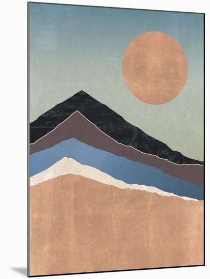 Mountain Sunset-Otto Gibb-Mounted Giclee Print