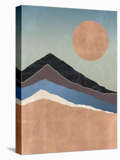 Mountain Sunset-Otto Gibb-Framed Stretched Canvas