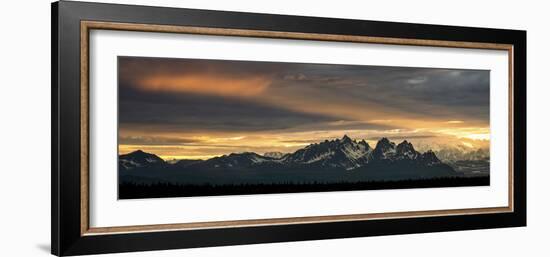 Mountain Sunset-Dan Ballard-Framed Photographic Print