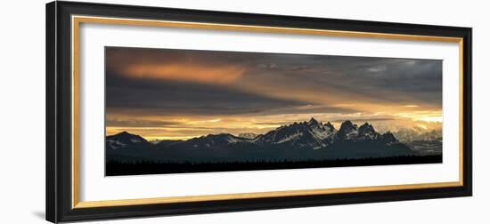 Mountain Sunset-Dan Ballard-Framed Photographic Print
