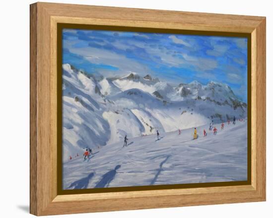 Mountain Tops, Tignes, 2009-Andrew Macara-Framed Premier Image Canvas