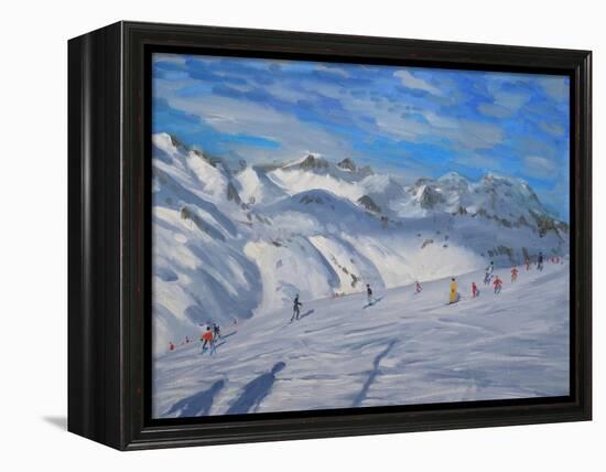 Mountain Tops, Tignes, 2009-Andrew Macara-Framed Premier Image Canvas