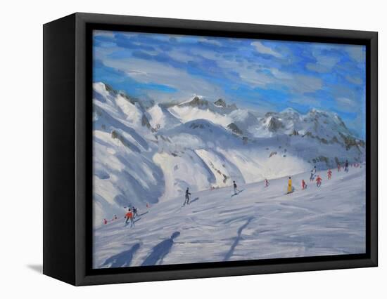 Mountain Tops, Tignes, 2009-Andrew Macara-Framed Premier Image Canvas