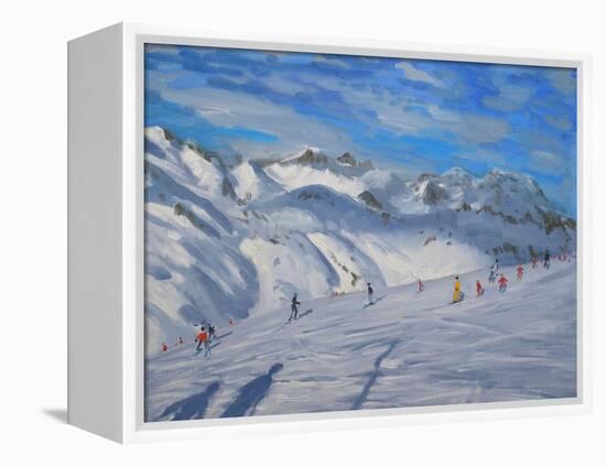 Mountain Tops, Tignes, 2009-Andrew Macara-Framed Premier Image Canvas