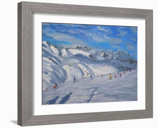 Mountain Tops, Tignes, 2009-Andrew Macara-Framed Giclee Print