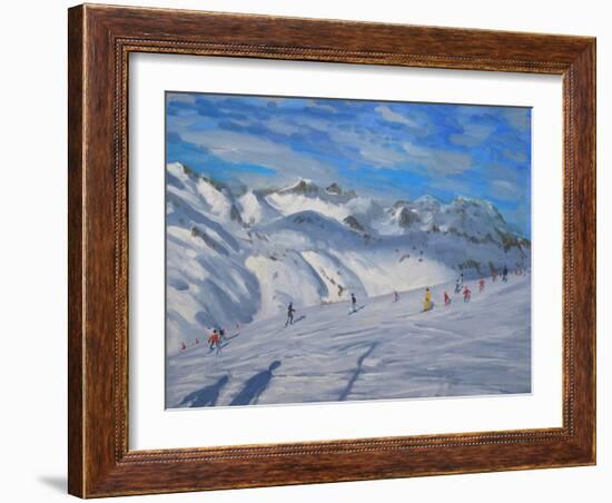 Mountain Tops, Tignes, 2009-Andrew Macara-Framed Giclee Print