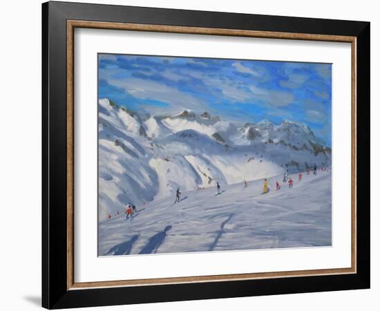 Mountain Tops, Tignes, 2009-Andrew Macara-Framed Giclee Print