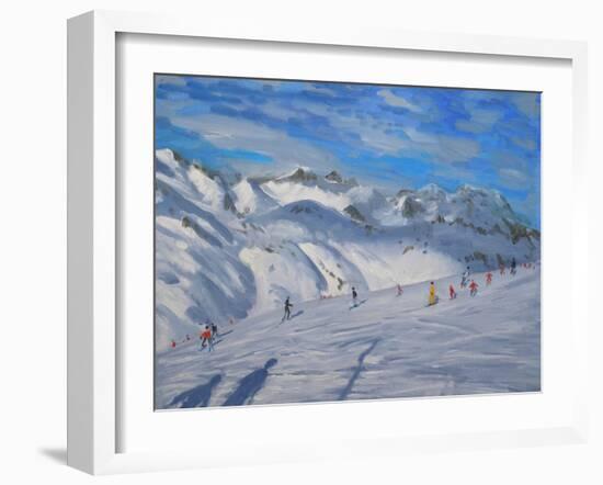 Mountain Tops, Tignes, 2009-Andrew Macara-Framed Giclee Print