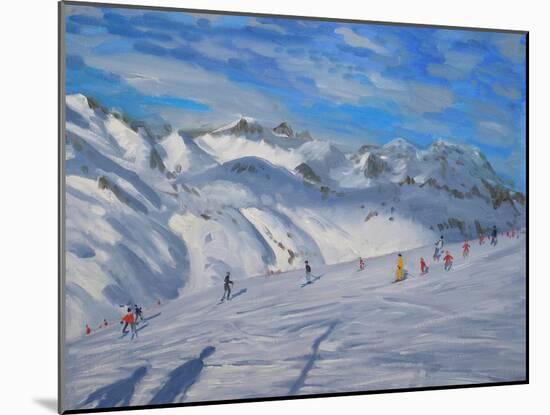 Mountain Tops, Tignes, 2009-Andrew Macara-Mounted Giclee Print