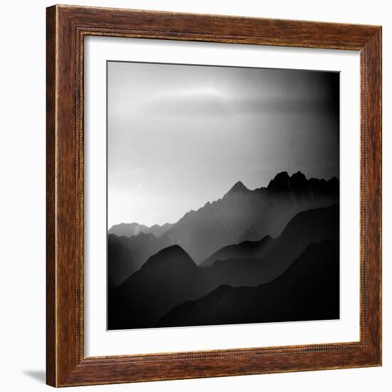 Mountain Tops-Jurek Nems-Framed Art Print