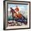 "Mountain Trail Ride,"April 1, 1936-Frank Schoonover-Framed Giclee Print