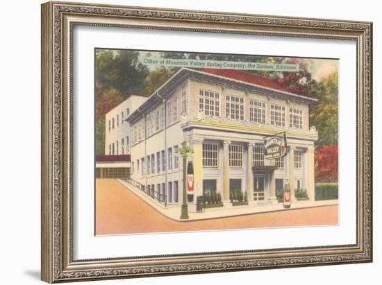 Mountain Valley Spring Company, Hot Springs, Arkansas-null-Framed Art Print