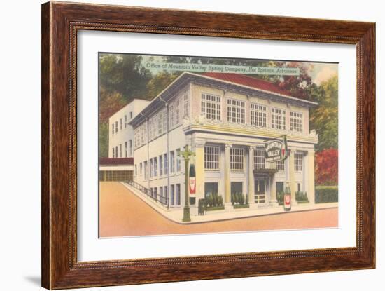 Mountain Valley Spring Company, Hot Springs, Arkansas-null-Framed Art Print