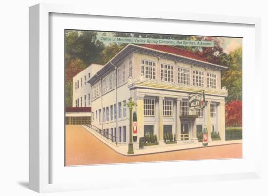 Mountain Valley Spring Company, Hot Springs, Arkansas-null-Framed Art Print