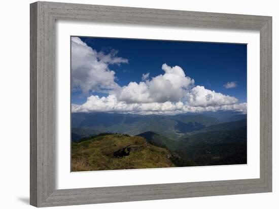 Mountain View, Bhutan (Photo)-null-Framed Giclee Print