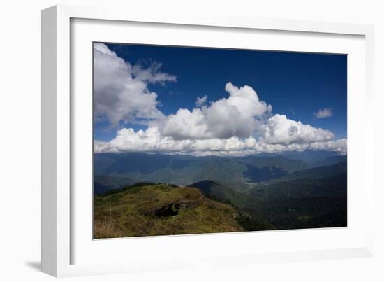 Mountain View, Bhutan (Photo)-null-Framed Giclee Print