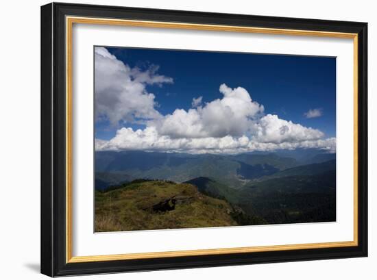 Mountain View, Bhutan (Photo)-null-Framed Giclee Print