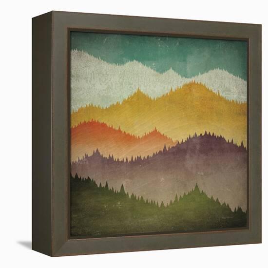 Mountain View-Ryan Fowler-Framed Stretched Canvas