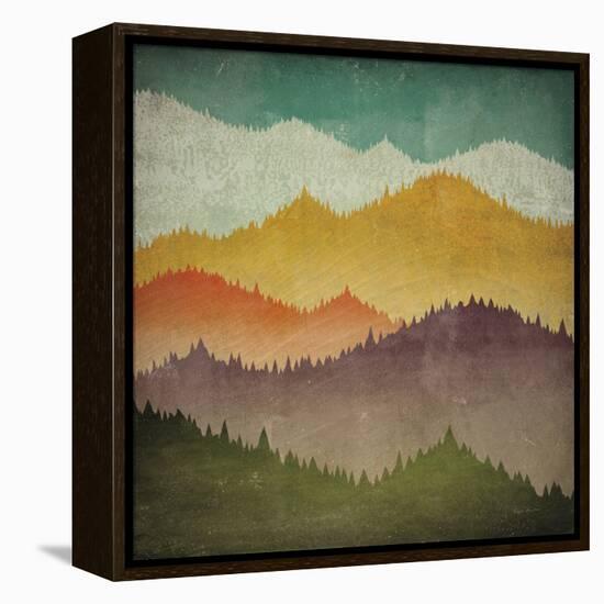 Mountain View-Ryan Fowler-Framed Stretched Canvas