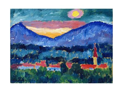 Mountain Village 1910 Giclee Print Alexej Von Jawlensky Art Com