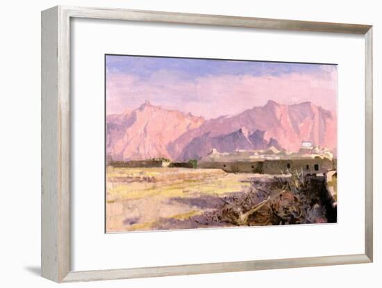 Mountain Village, Near Yazd-Bob Brown-Framed Giclee Print