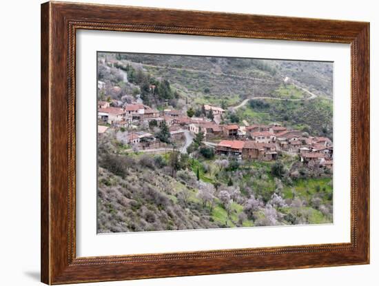 Mountain Village of Lazania in Cyprus-mpalis-Framed Photographic Print