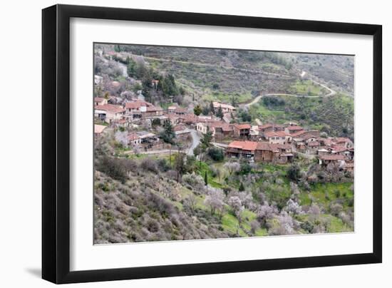 Mountain Village of Lazania in Cyprus-mpalis-Framed Photographic Print