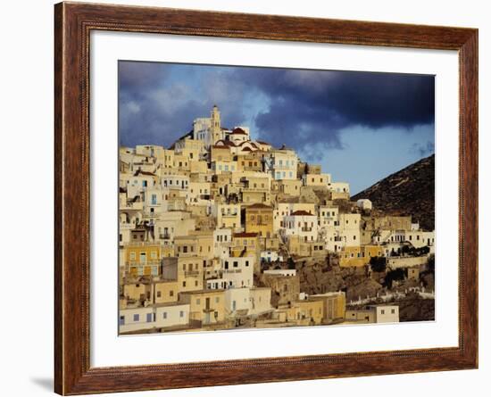 Mountain Village of Olympus-Franz-Marc Frei-Framed Photographic Print