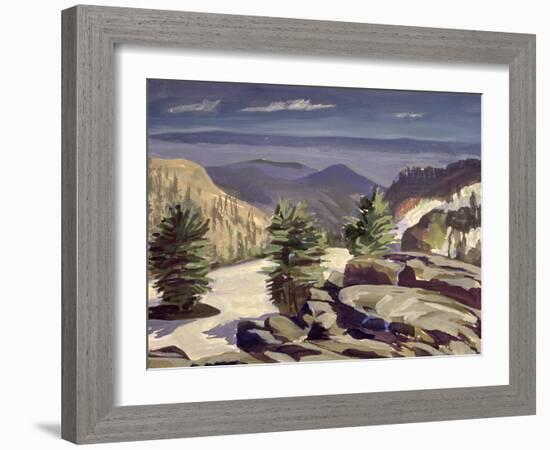 Mountain Vista, at Lassen Volcanic National Park, 2000-Howard Ganz-Framed Giclee Print