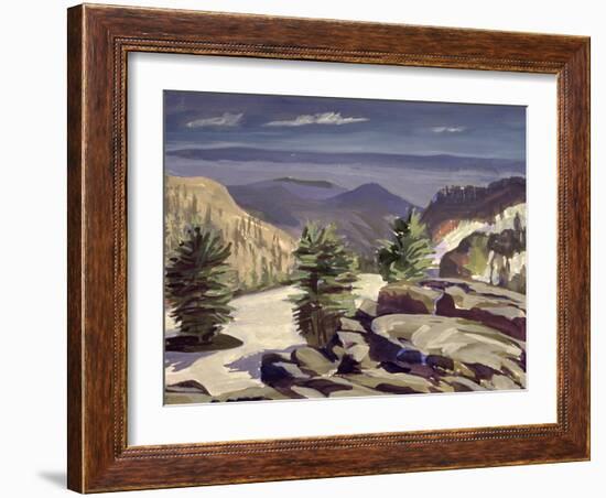 Mountain Vista, at Lassen Volcanic National Park, 2000-Howard Ganz-Framed Giclee Print