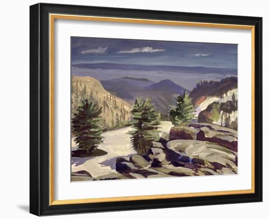 Mountain Vista, at Lassen Volcanic National Park, 2000-Howard Ganz-Framed Giclee Print