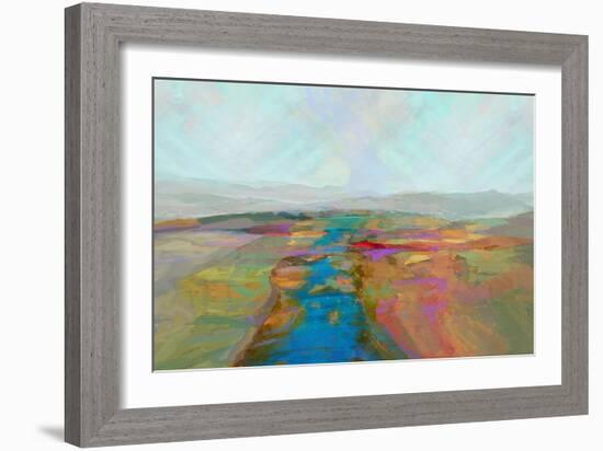 Mountain vista I-Michael Tienhaara-Framed Art Print