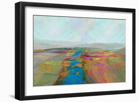 Mountain vista I-Michael Tienhaara-Framed Art Print