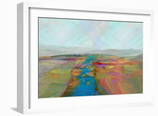 Mountain vista I-Michael Tienhaara-Framed Art Print